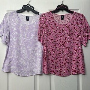 Women’s Medium Floral Route 66 Shirts